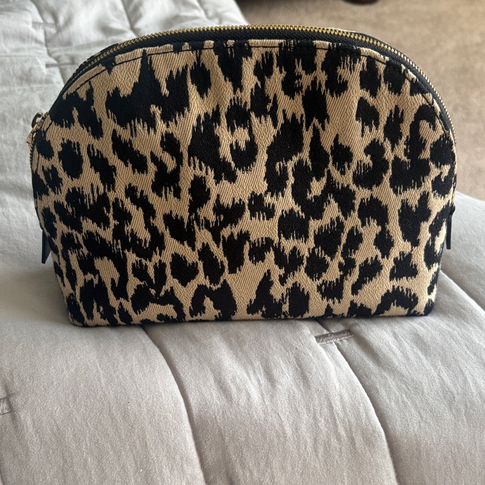 Leopard Print Cosmetic Bag